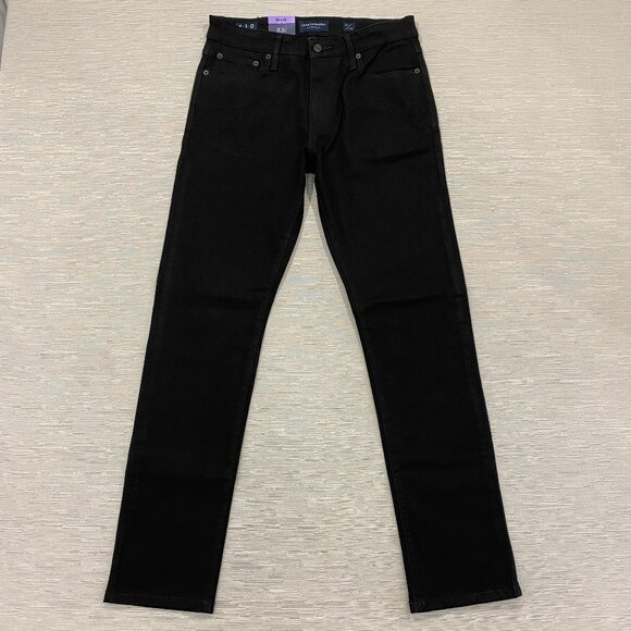 Lucky Brand 410 Jeans Mens 30 x 32 Black Denim Pants Straight Leg - Picture 2 of 14